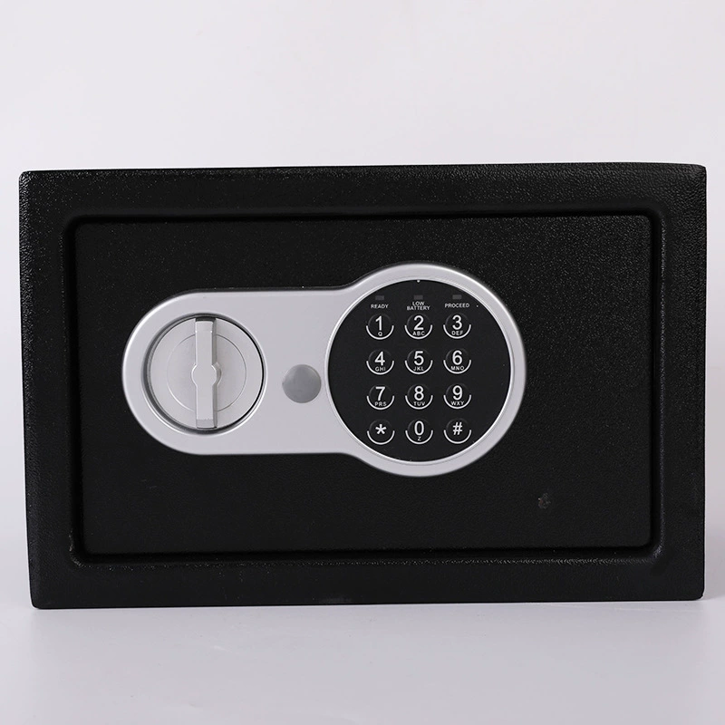Electronic mechanical safe storage for documents, anti-theft