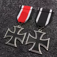 Знак железного креста Дубовые листья Немецкая медаль оригинальная перепечатка Прю медаль Мужества Европейские и американские винтажные броши