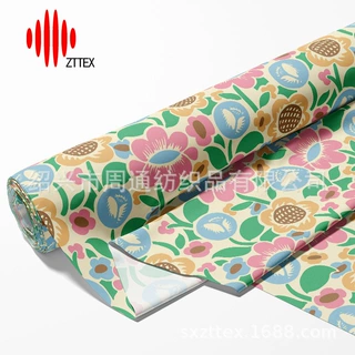 ZTTEX 数码印花 中国轻纺城 跨境 漂白 贡缎 布料