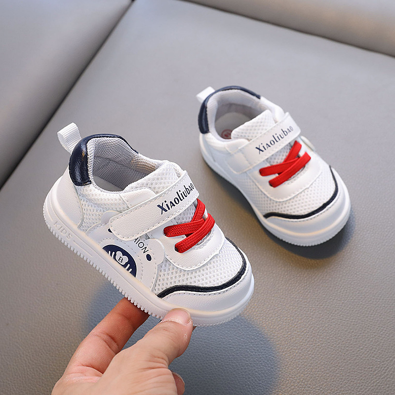 Otoño nuevo estilo femenino bebé zapatos casuales zapatos de niño suela suave transpirable para bebés pequeños zapatos deportivos para niños pequeños