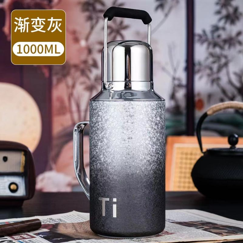 2025 ハイエンドチタンコーティングマシンカバーレトロ断熱煮込みティーカップ健康高価値チタンカップビジネスギフトボックスセットギフト|undefined