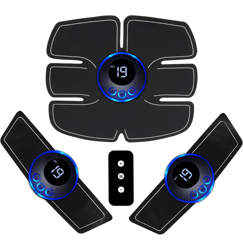 Entrenador abdominal EMS inteligente transfronterizo 6 entrenador de músculos abdominales deportes en casa máquina de sacudida de grasa equipo de fitness perezoso pegatinas de músculos abdominales