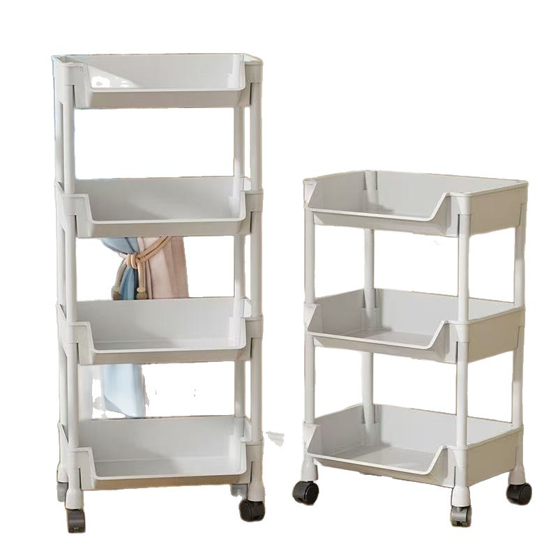 Estante de almacenamiento de plástico multicapa