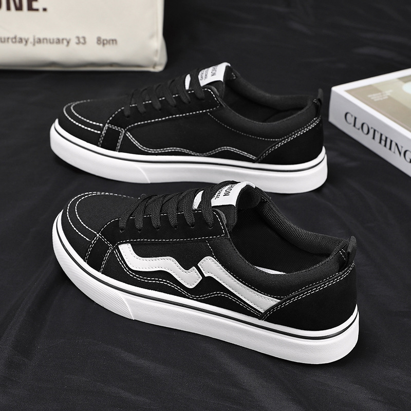 Zapatos de lona para hombres de verano 2024 nuevos zapatos casuales juveniles zapatos deportivos bajos de moda zapatos planos versátiles image 5