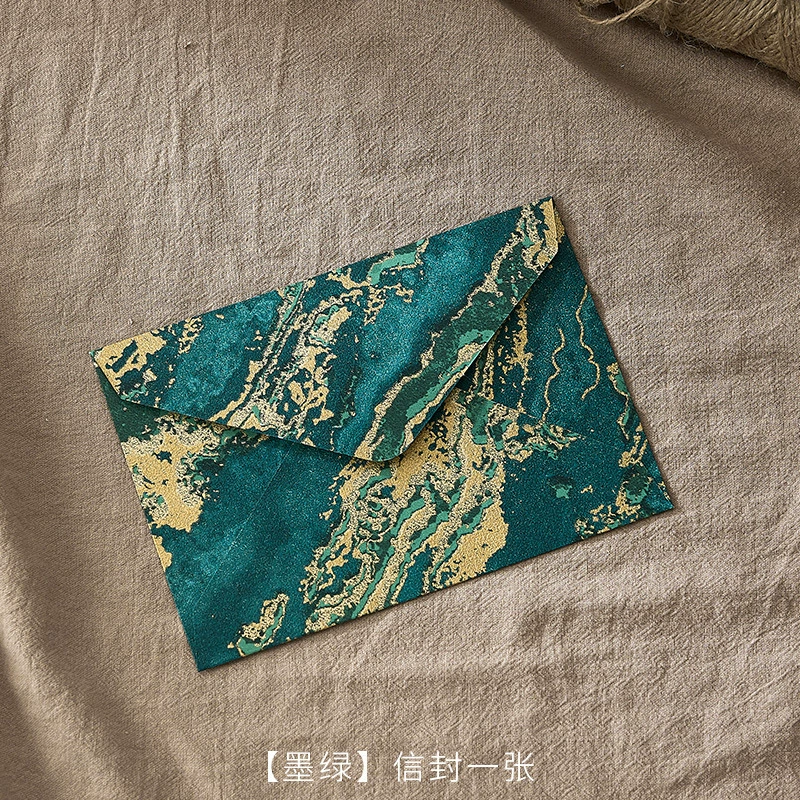 suite retro relief national wind cowhide special paper invitations postcards fire lacquer seal