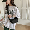 Nylon shoulder bag, underarm bag, shopping bag, 2023 collection