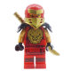 Cross-border wholesale MOC ninja 16 building blocks small figurine 16 small particles set up toy bags on behalf of hair