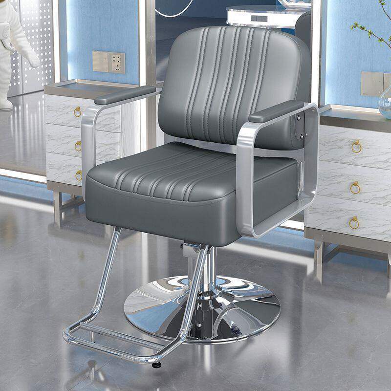 Silla de barbería red red de barbería de marea roja silla de corte de pelo salón de peluquería especial silla de corte de pelo elevable asiento de caída silla de barbería