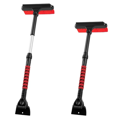 Kempinq və səyahət – car snow removal shovel car - 3888-telescopic-snow-shovel-red