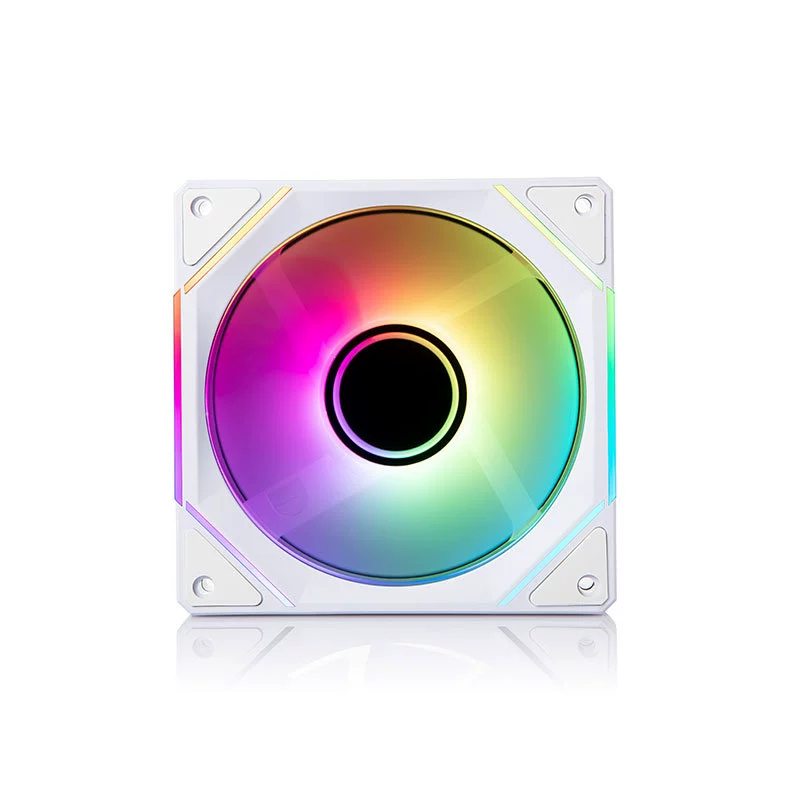 Вентилятор корпуса JinheTian (金河田) Prism 5 Pro 5V 3-контактный ARGB с божественной подсветкой, синхронизация, 12 см, тихий PWM, бесконечное зеркало
