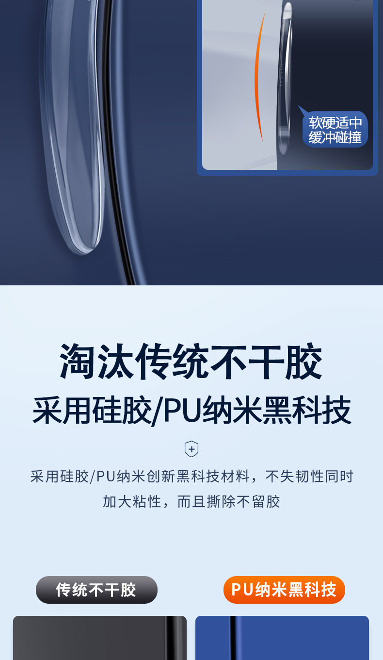 Car Door Anti-Collision Strip, Door Edge Anti-Scratch and Anti-Bump Protective Strip, Car Decoration Accessories, Invisible Door Strip
