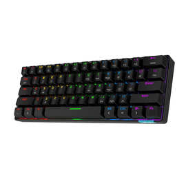 STK61蓝牙双模机械键盘RGB背光61键盘支持双系统电脑平板61%布局