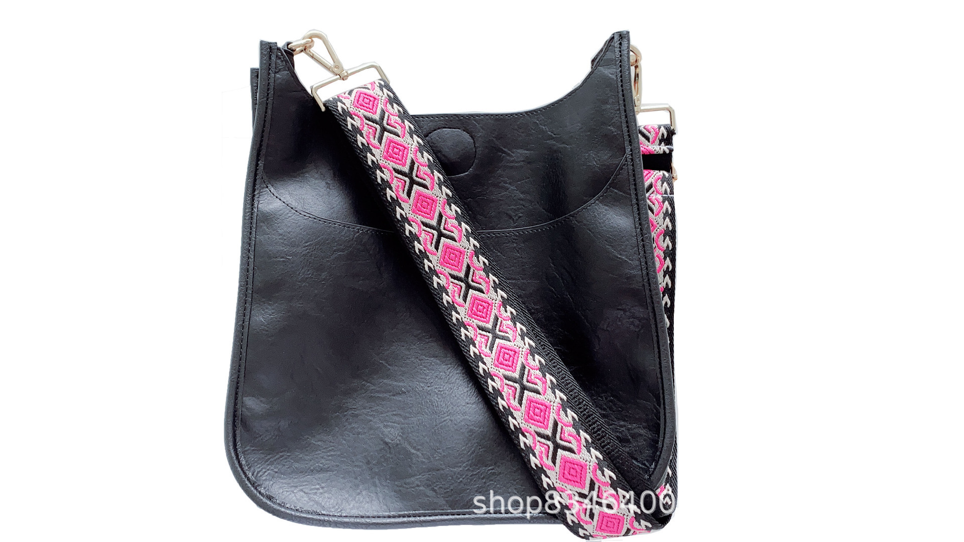 Bolso PU de color para mujer, bandolera de moda color sólido, bolso de hombro retro para viajes europeo/americano, venta transfronteriza