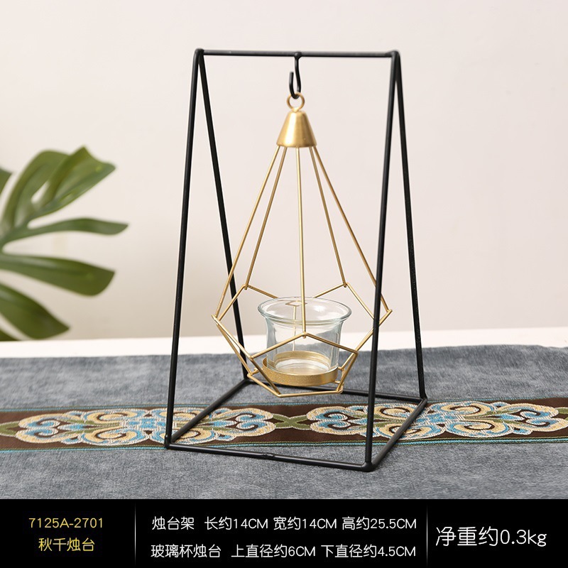 Vela de cumpleaños con luz de vela francesa medieval accesorios de decoración romántica casa retro luz de vela europea soporte de mesa de candelabro de hierro forjado