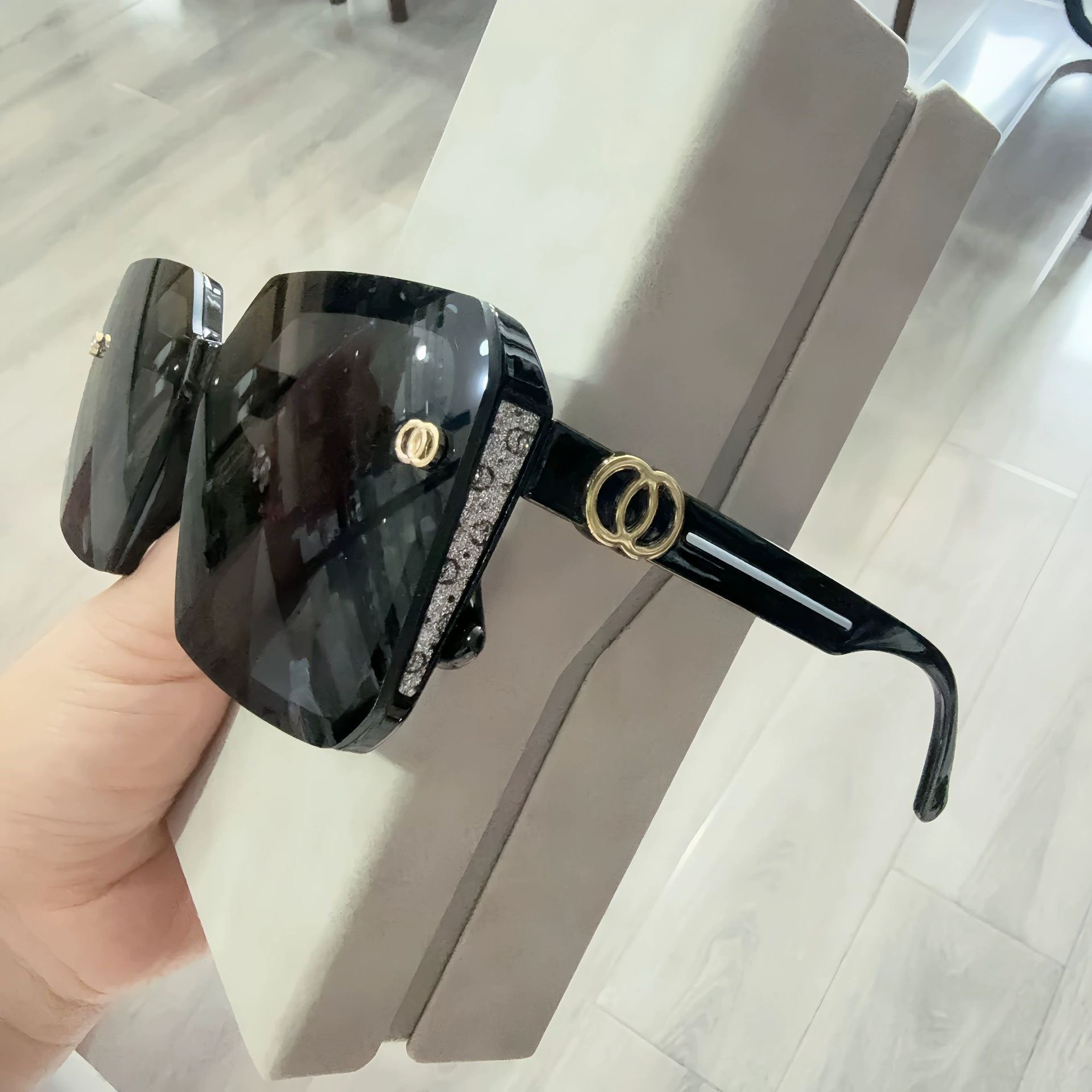 Модные солнцезащитные очки, стиль légère luxury, высокое качество, облегающие, защита UV