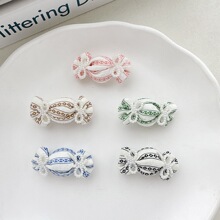 民族风糖果条纹布艺DIY配件半成品服装鞋袜箱包配件毛绒公仔配饰