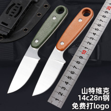 野外防身户外直刀多功能刀具便携小刀不锈钢水果刀阳江小刀代发