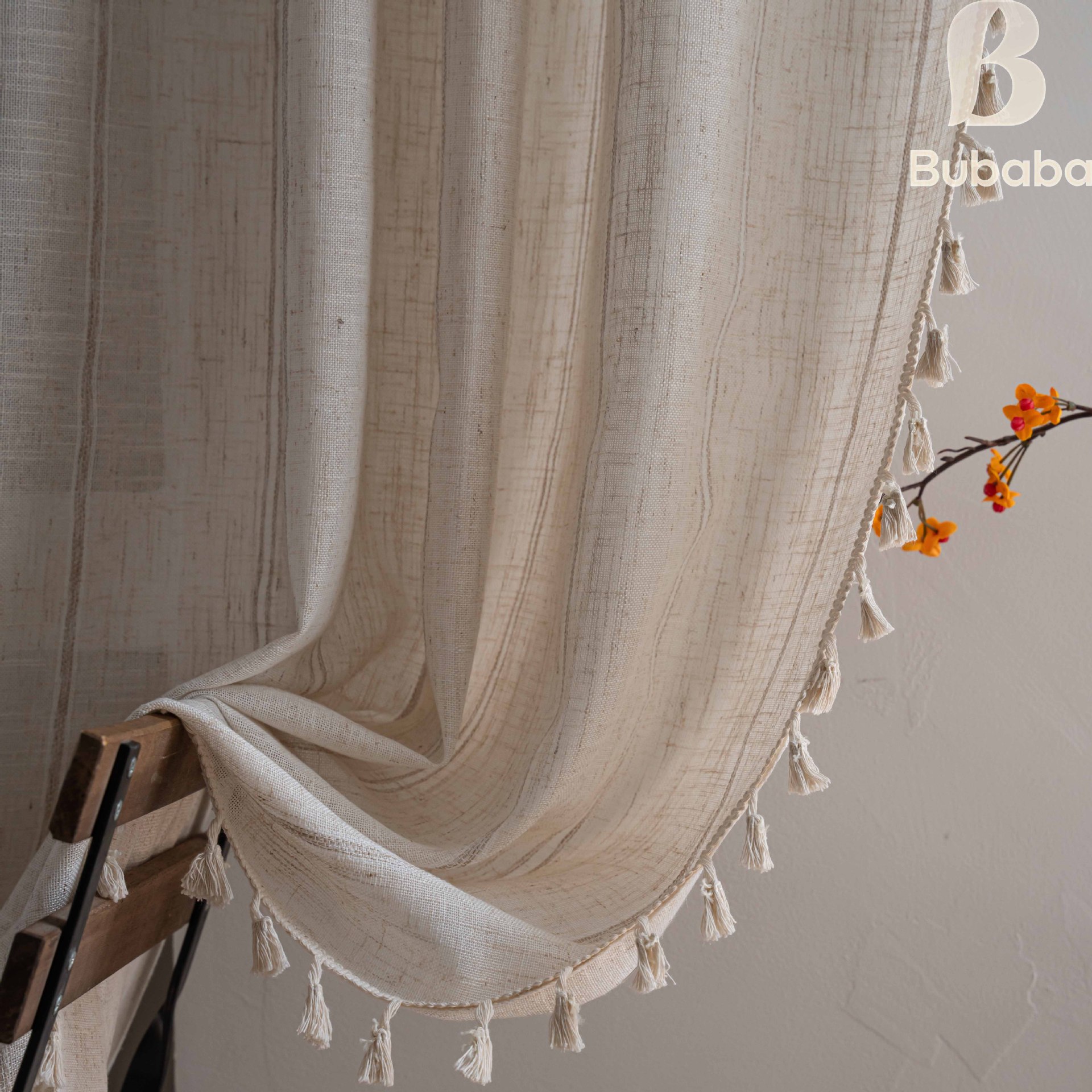 Cortinas francesas elegantes em voal para sala e quarto_voghion.com