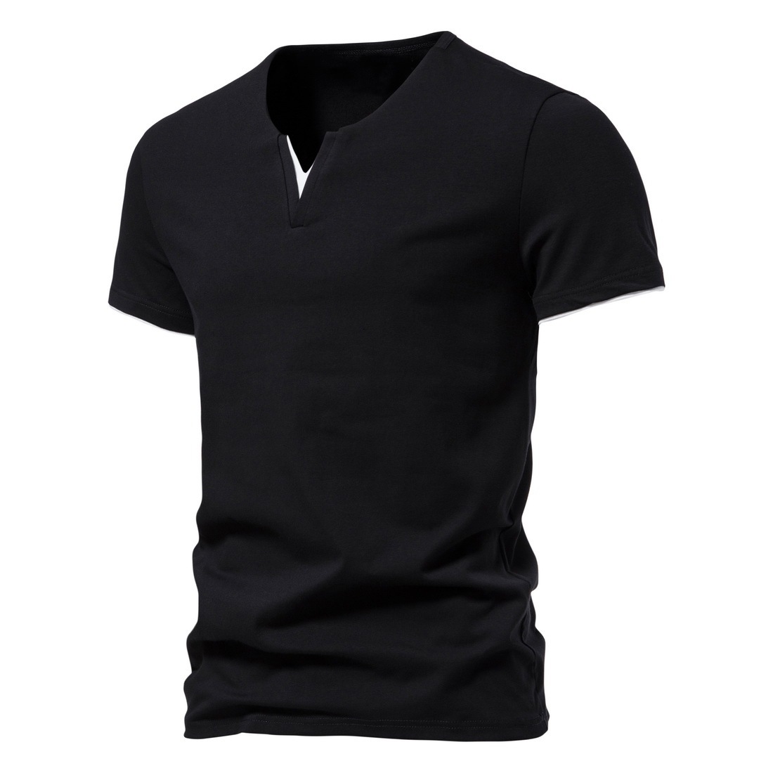 Men's Solid Color T-shirt Men's Clothing display picture 10
