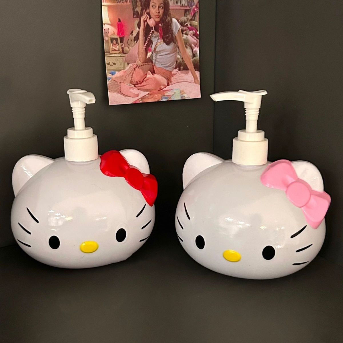 可爱卡通猫猫头旅行便携分装按压瓶大容量乳液瓶洗手液手压瓶