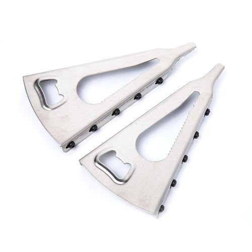 Stainless steel multi-purpose cap opener beer beverage can home restaurant bar gadget convenient labor-saving bottle opener