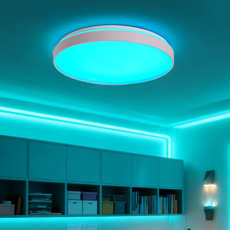 Luz de techo del dormitorio atenuación de tono de luz ambiente sala de estar dormitorio deportes electrónicos danza atmósfera de transmisión en vivo Zhongshan lámparas 118L