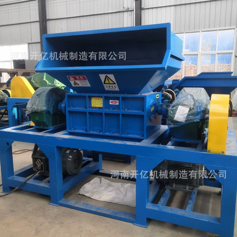 Двухвальный шредер для шин типа 800, измельчитель старых бытовых приборов, алюминиевых пластин, металла и пластиковых поддонов