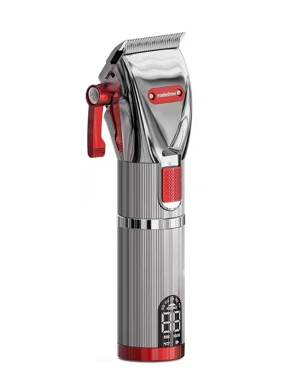 液晶金属理发刀理发机发充电理发剪头发修剪流行理发师110-240v|ru