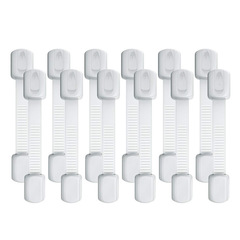 New-style child safety locks: baby drawer locks, anti-pinch cabinet locks, refrigerator locks, toilet locks, and room door locks for kids