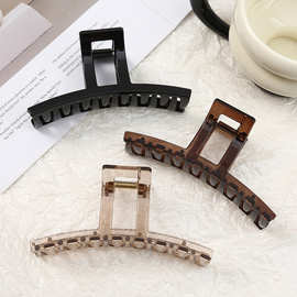 新款黑色茶色组合大抓夹高级感鲨鱼夹时尚盘发抓子发夹发卡发饰