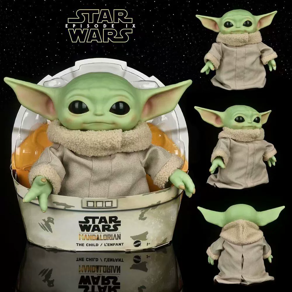 Большая модель Planet Wars, плюшевая ткань Baby Yoda, 11inch плюшевых игрушек, фигурка мандалорской карты