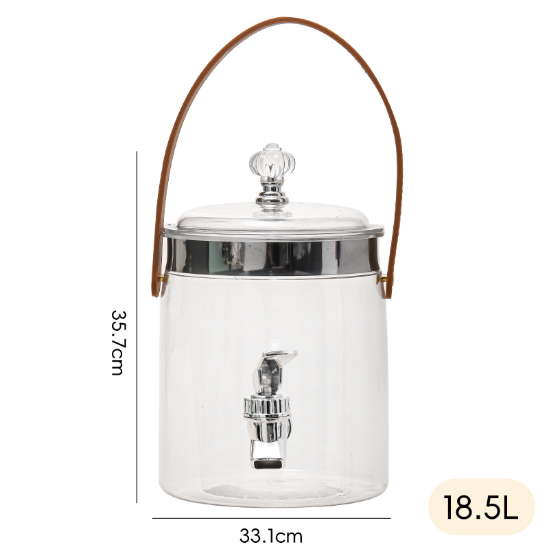 Barril de bebidas de autoservicio, refrigerador de gran capacidad, tetera de agua fría, barril de vino, té de frutas, tetera de agua fría con grifo, barril de cola, barril de mezcla