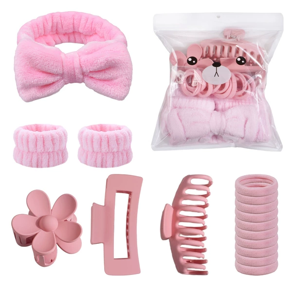 16-piece set pink (zipper bag)