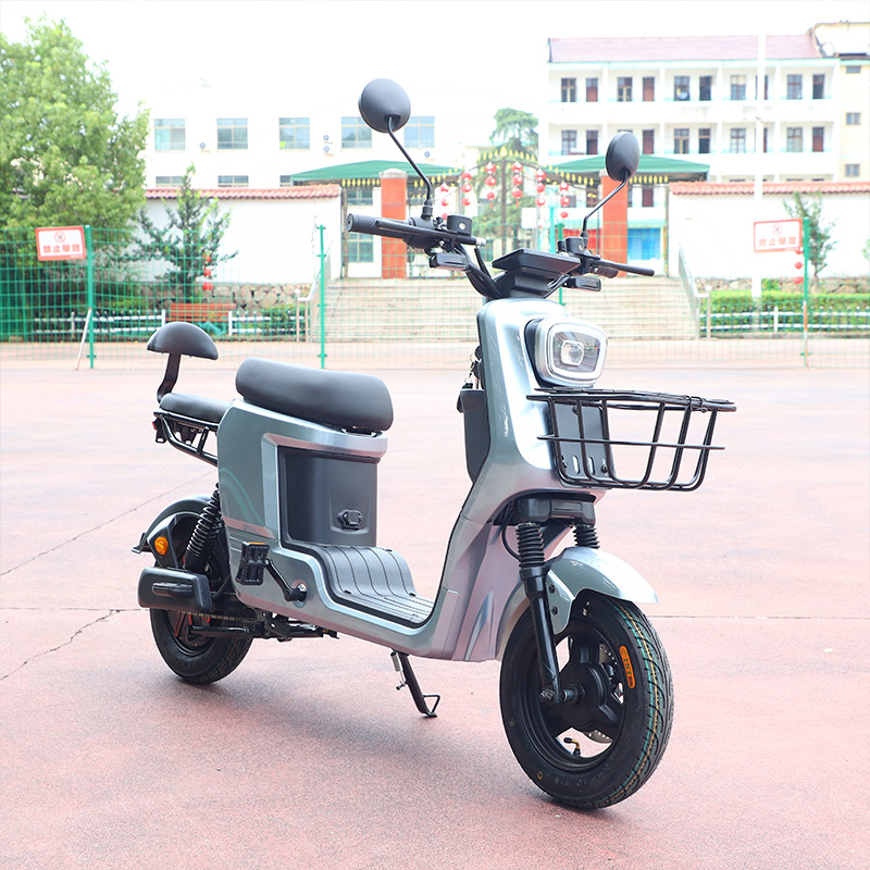 New national standard cross-border two-wheel electric car adult small electric bicycle double battery car factory wholesale electric motorcycle
