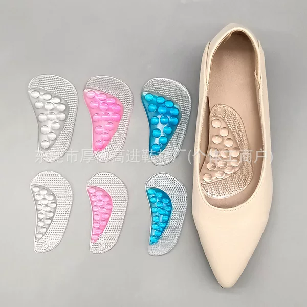 High-Heeled Shoes Arch Support Insoles for Adults and Children with Massage Particles for Flat Foot Correction and Arch Pads for Flat Foot Correction