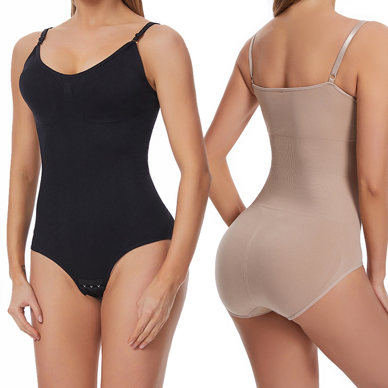 Cross-border plus size Women's Body-shaping Underwear Abdomen-closing Open-end Hip-lifting Sling Chest-supporting Body-fitting Dress Briefs