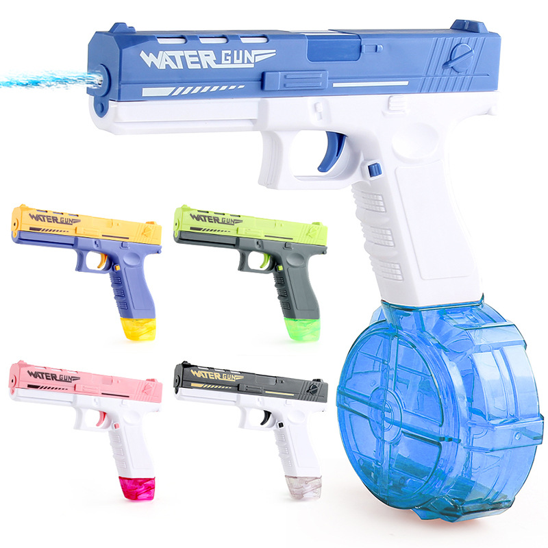 Nueva pistola de agua eléctrica para niños de juguete de alta presión fuerte rango de largo alcance pistola de agua lucha agua jugando juguete de ocio