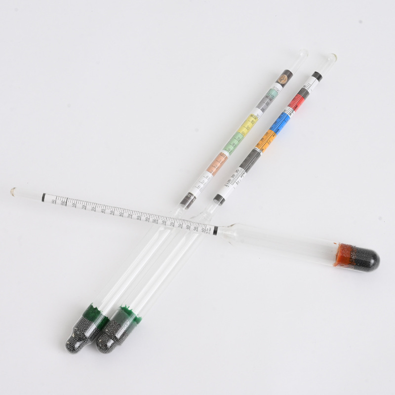 Three-scale beer meter density meter American sugar meter gravity meter 0-35 alcohol meter malt sugar meter wine