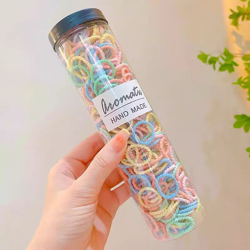 Bebé atado cabello de cabello niñas no lastimar cabello corda de goma anillo de cabello bebé tocado de cabello adorable para niños mujeres