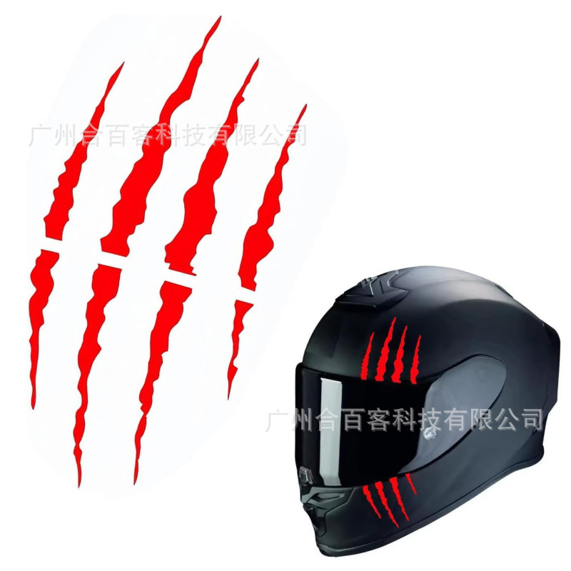 Hot-Selling Foreign Trade Monster Claw Car Stickers, Motorcycle Helmet Stickers, Car Stickers, Electric Vehicle Stickers, Decorative Modification Stickers