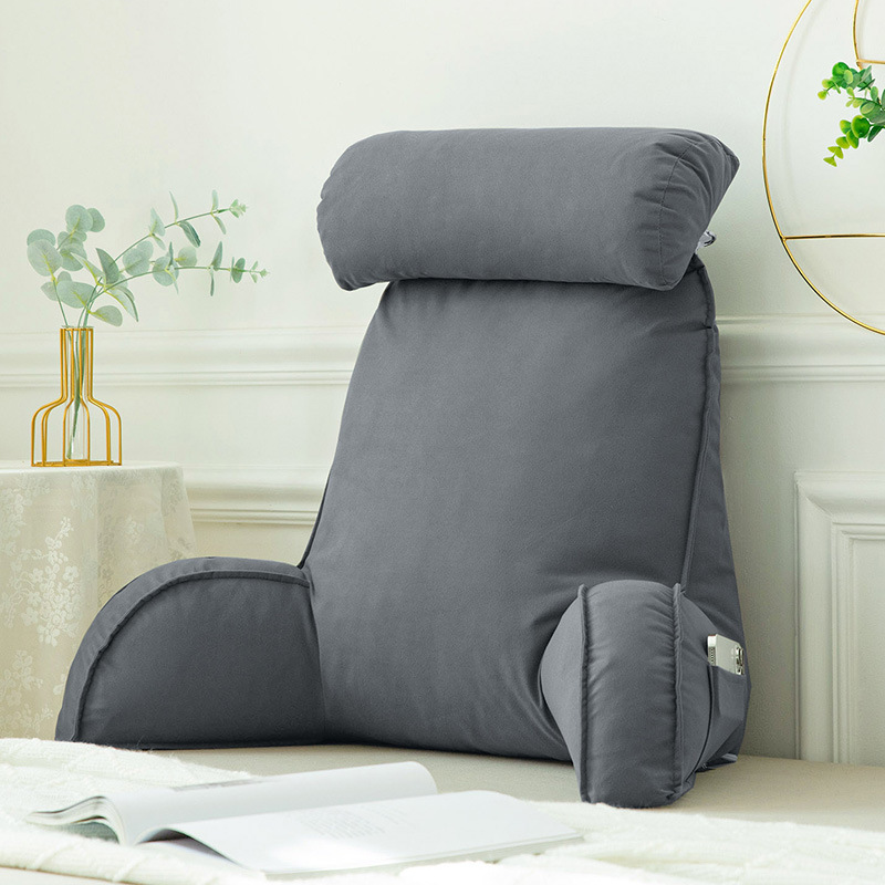 Almohada para teléfono móvil, almohada de lectura para cama, cojín para cabecero, respaldo grande, asiento de sofá, almohada de soporte lumbar, cojín de sofá.