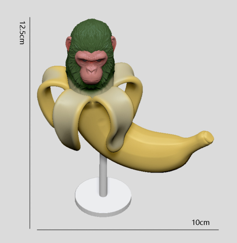 人気のトララレロ トララ外国山海経 牛と象の融合怪獣 3Dプリントオーナメントフィギュア|undefined