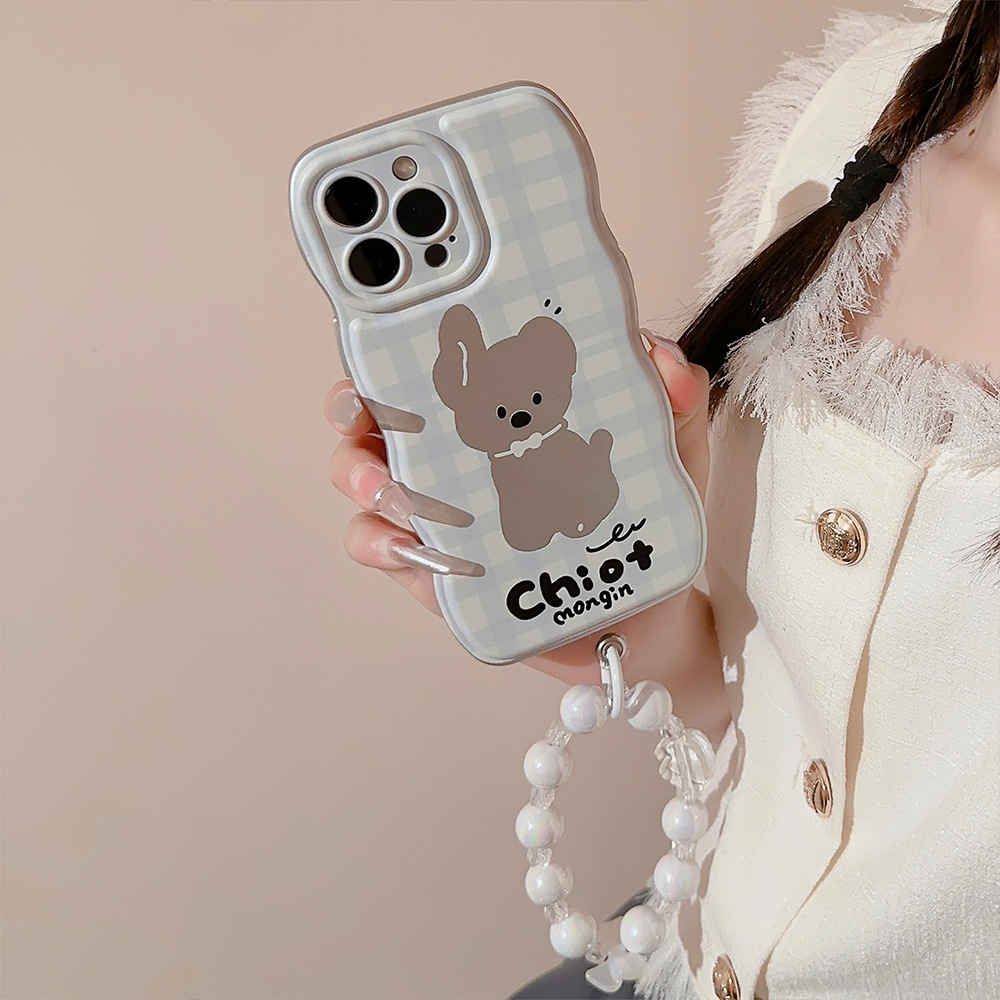 Protective Phone Case For Iphone With Checkered Plating Design_voghion.com