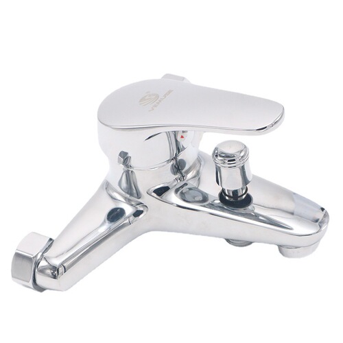 Bathtub faucet copper hot and cold faucet Shower faucet triple faucet Bathroom water heater mixing faucet