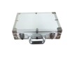 Aluminum case high-grade wire drawing Aluminum case portable hold-all multi-function Display boxes file Storage box