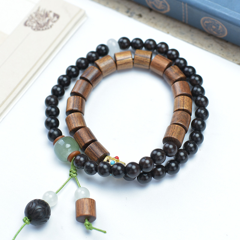 보라색 백단 이중원 [녹색]