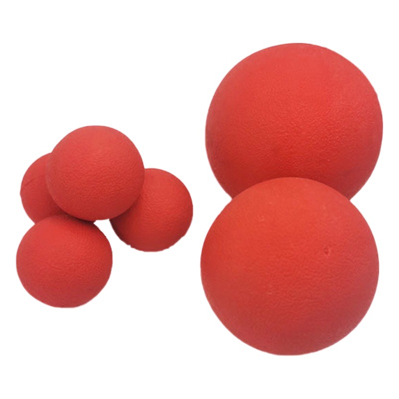 Juguete para mascotas TPR Bola de goma resistente a mordeduras perro molar entrenamiento sólido bola elástica perro juguete al por mayor