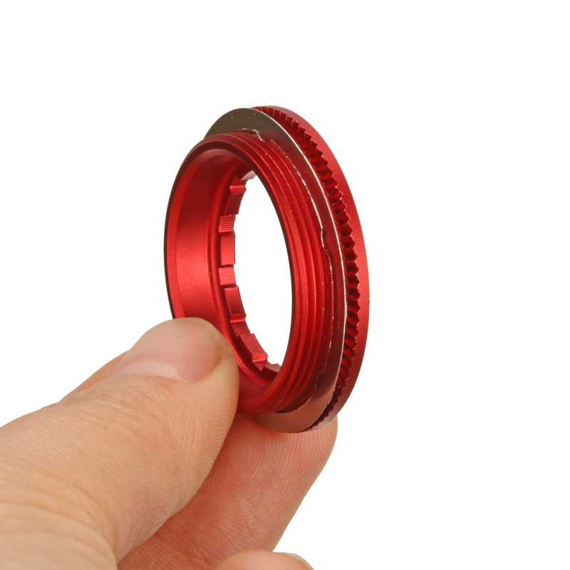 VIARON/cubierta de volante de aleación de aluminio transfronteriza bicicleta de montaña bicicleta de carretera volante cubierta de bloqueo anillo de bloqueo