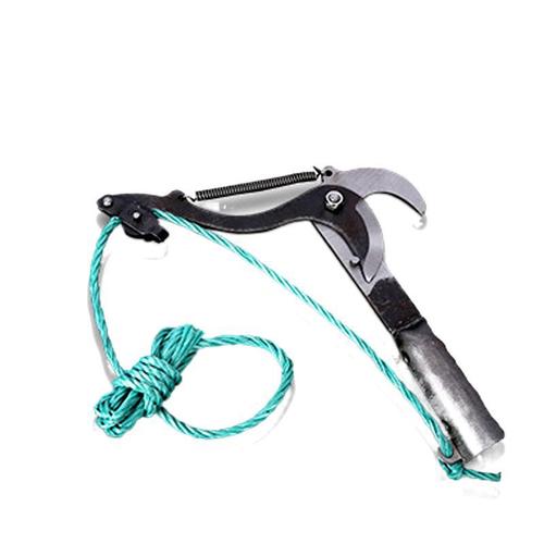 Garden agricultural tools high-altitude fruit branch shears black No. 3 single pulley with rope iron library with pole high branch shears