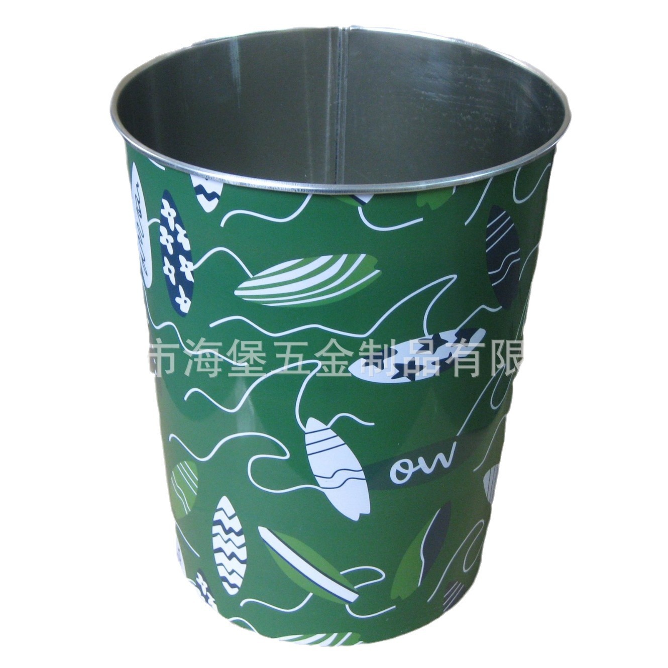 专业制造马口铁垃圾桶,书房装饰收纳马口铁桶